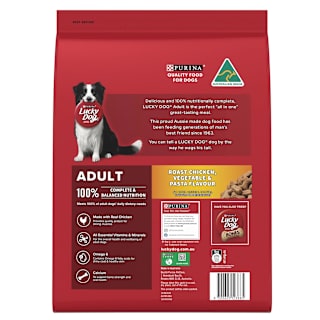 Purina Lucky Dog Roast Chicken Vegetable & Pasta Flavour