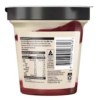 Gippsland Dairy Boysenberry Twist Yoghurt