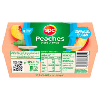 SPC Peaches Reduced Sugar