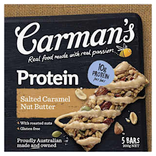 Carmans Protein Bars Salted Caramel Nut Butter