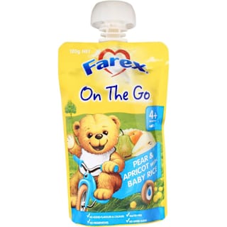 Farex Baby Breakfast To Go Rice Pear & Apricot