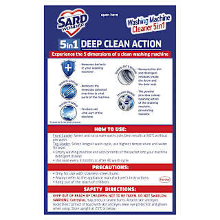 Sard Washing Machine Cleaner 5 In 1 Deep Clean Action