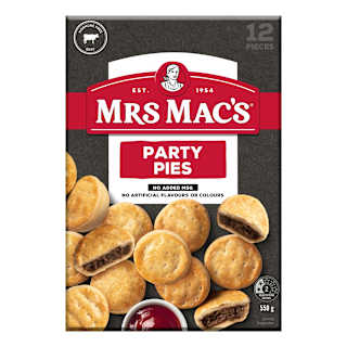 Mrs Mac's Beef Party Pies