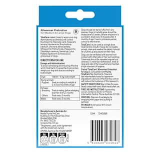 Purina Total Care Flea Treatment Tasty Allworm Dog