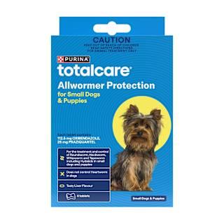 Purina Total Care Flea Treatment Tasty Allworm Dog Small/Puppy