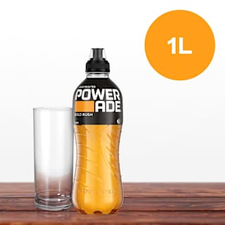 Powerade Isotonic Gold Rush Sports Drink Sipper Cap