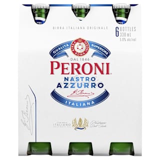 Peroni Nastro Azzurro Bottle 330mL 6 Pack