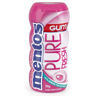 Mentos Pure Fresh Bubble Fresh Flavour Sugar Free Gum