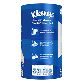 Kleenex Complete Clean Toilet Tissues