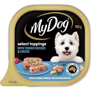 My Dog Chicken Supreme With Cheese & Toppings Wet Dog Food Tray