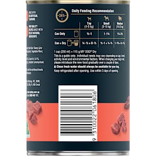 My Dog Gourmet Beef Loaf Classics Wet Dog Food Can