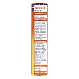 Butter-Menthol Honey Centre Stick