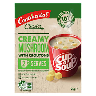 Continental Cup A Soup Creamy Mushroom With Croutons