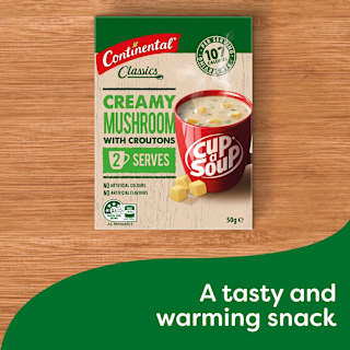 Continental Cup A Soup Creamy Mushroom With Croutons