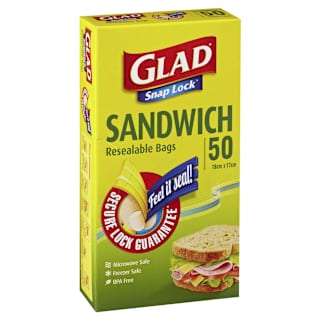 Glad Snap Lock Sandwich Bags