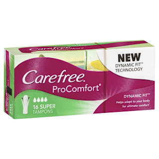 Carefree Procomfort Super Tampons