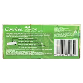 Carefree Procomfort Super Tampons