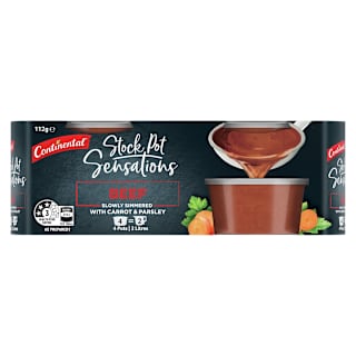 Continental Sensations Stock Pot Cooking Beef Real Concentrated Stock