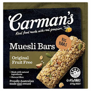Carman's Original Fruit Free Muesli Bars