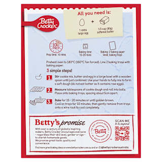 Betty Crocker Milk Chocolate Chunk Cookie Mix
