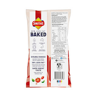 Smith's Ovenbaked Potato Chips Fusions Margherita