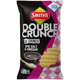 Smith's Extra Crunchy Potato Chips Salt And Vinegar
