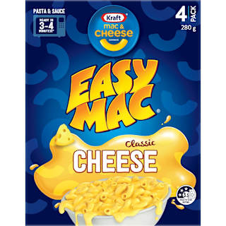 Kraft Easy Mac Classic Cheese 4 Pack