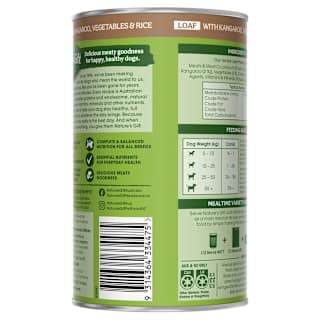 Nature's Gift Meal Time Loaf With Kangaroo Rice & Veg Wet Dog Food