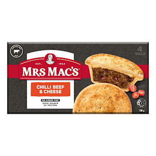 Mrs Mac's Chilli Beef & Cheese Pies