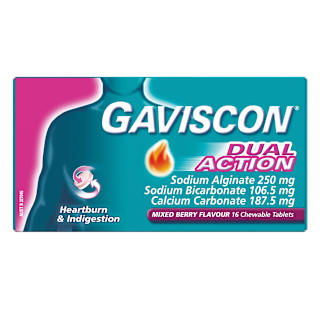 Gaviscon Dual Action Heartburn and Indigestion Relief Mixed Berry Flavour