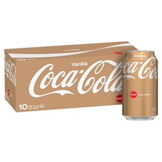 Coca-Cola Vanilla Soft Drink Multipack Cans