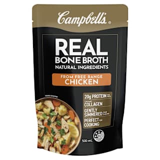 Campbells Bone Broth Stock Chicken Pouch