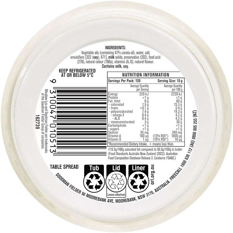 MeadowLea Original Margarine Spread