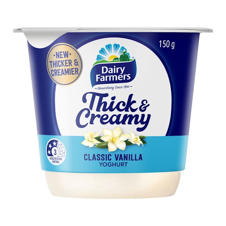 Dairy Farmers Yoghurt Think & Creamy Vanilla