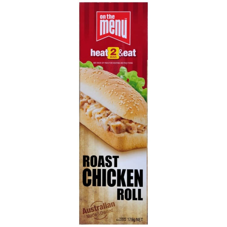 On The Menu Roast Chicken Roll