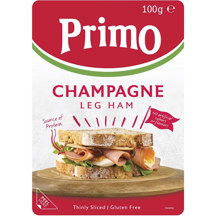 Primo Champagne Leg Ham Thinly Sliced