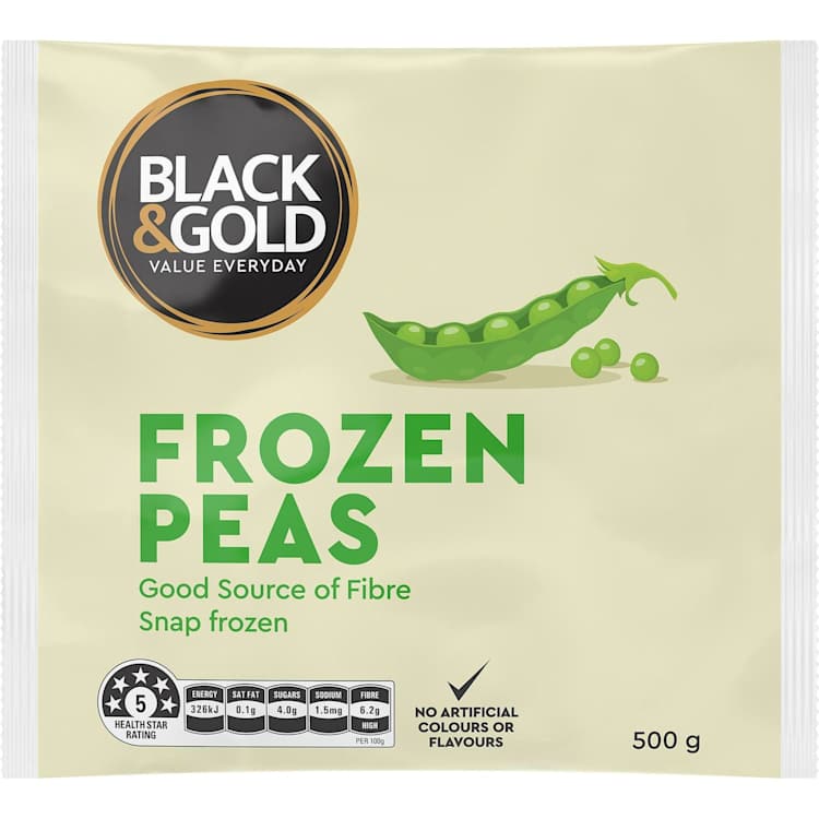 Black & Gold Peas
