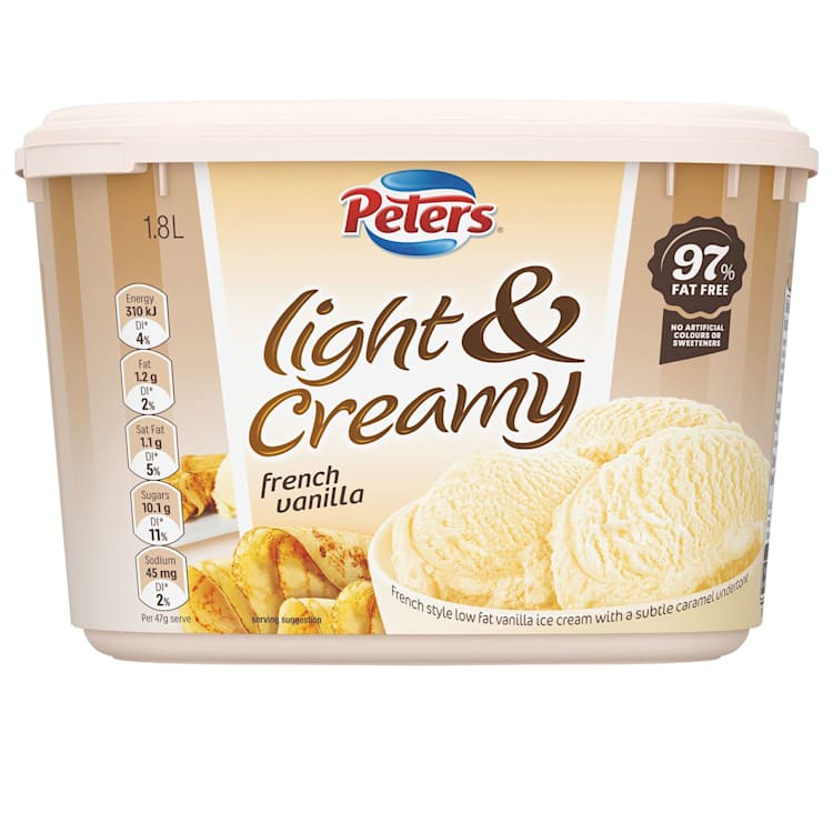 Peters Light & Creamy French Vanilla Ice Cream