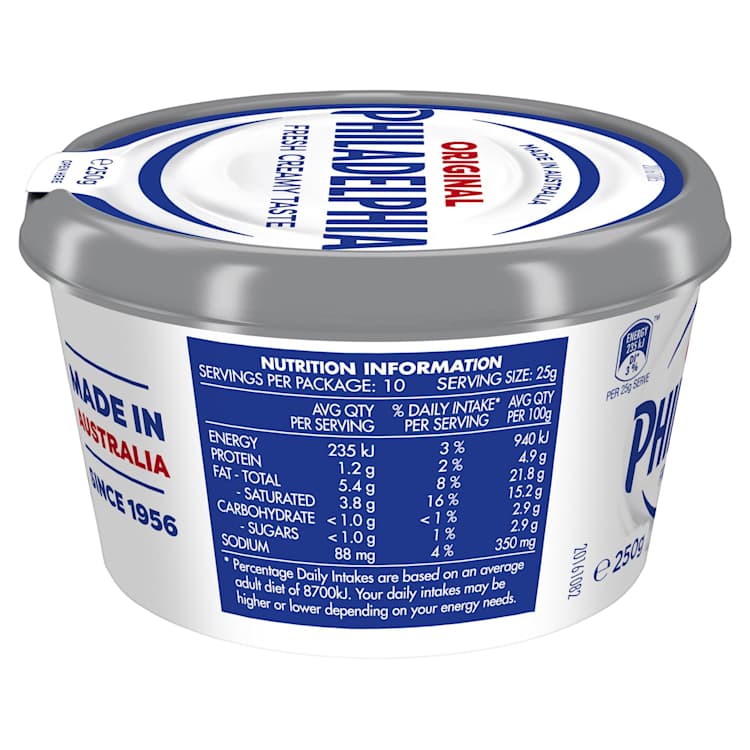 Philadelphia Original Spreadable Cream Cheese Tub