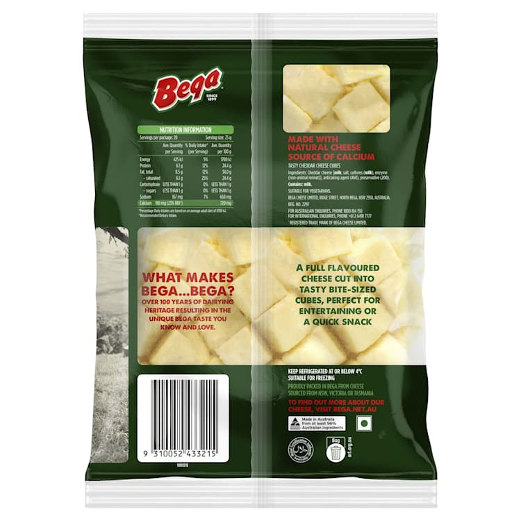 Bega Farmers' Tasty Bar-B-Cubes
