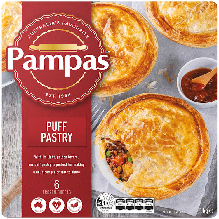 Pampas Puff Pastry 6 Sheets