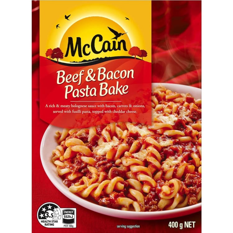 McCain Beef & Bacon Pasta Bake