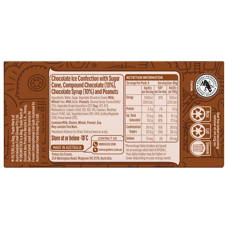 Peters Drumstick Super Chocolate