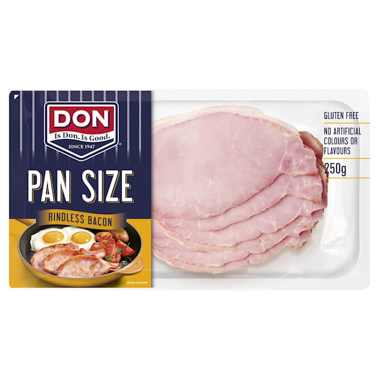 DON Rindless Pan Size Bacon