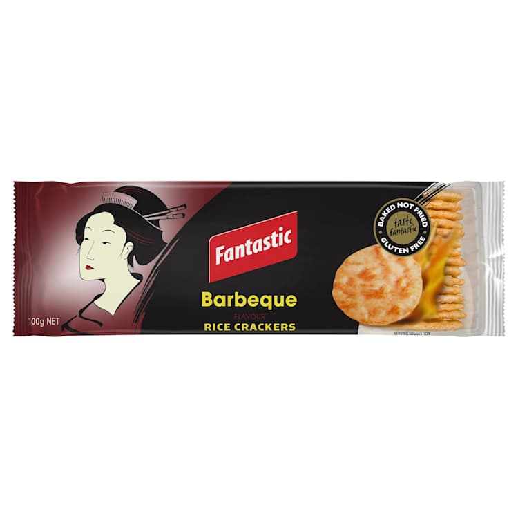 Fantastic Rice Crackers BBQ