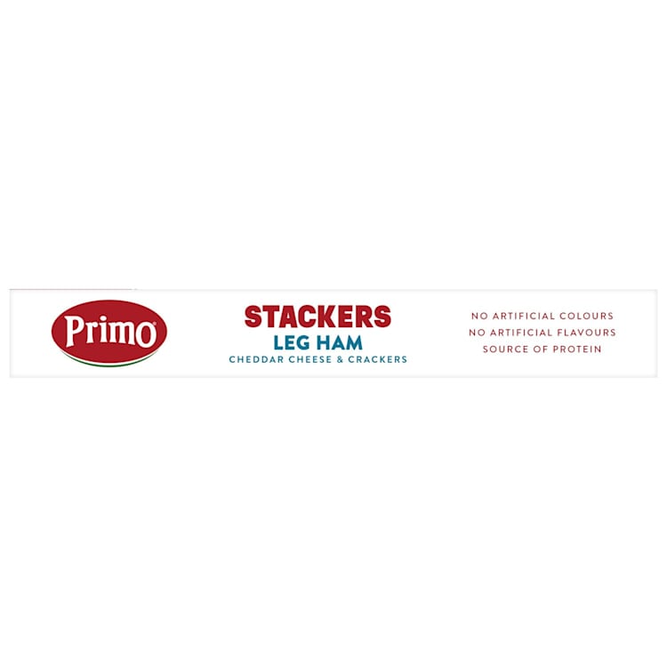 Primo Stackers Leg Ham Cheddar Cheese & Crackers
