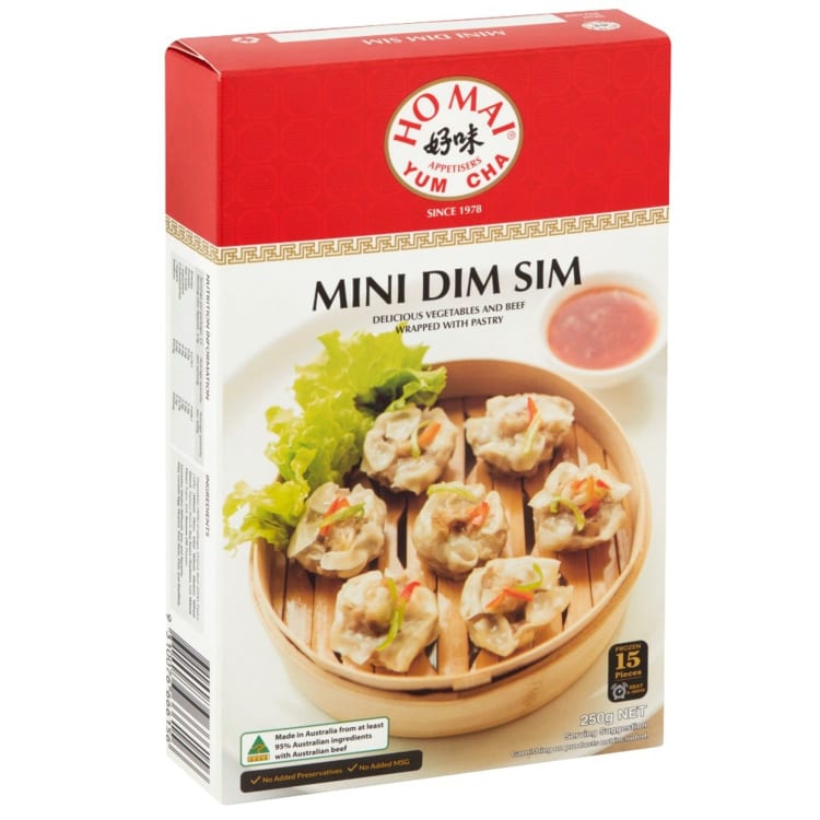 Ho Mai Vegetables & Beef Mini Dim Sim