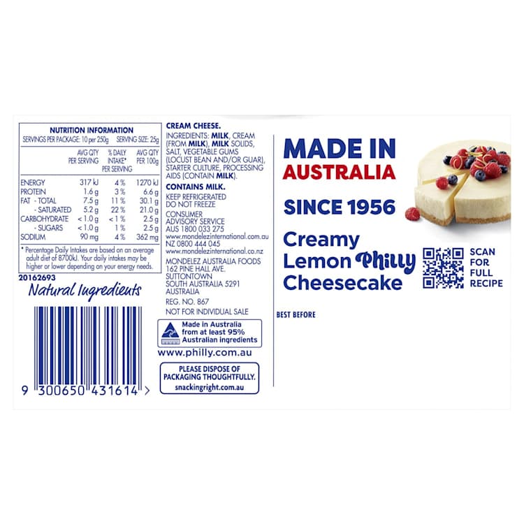 Philadelphia Cream Cheese Block Twin