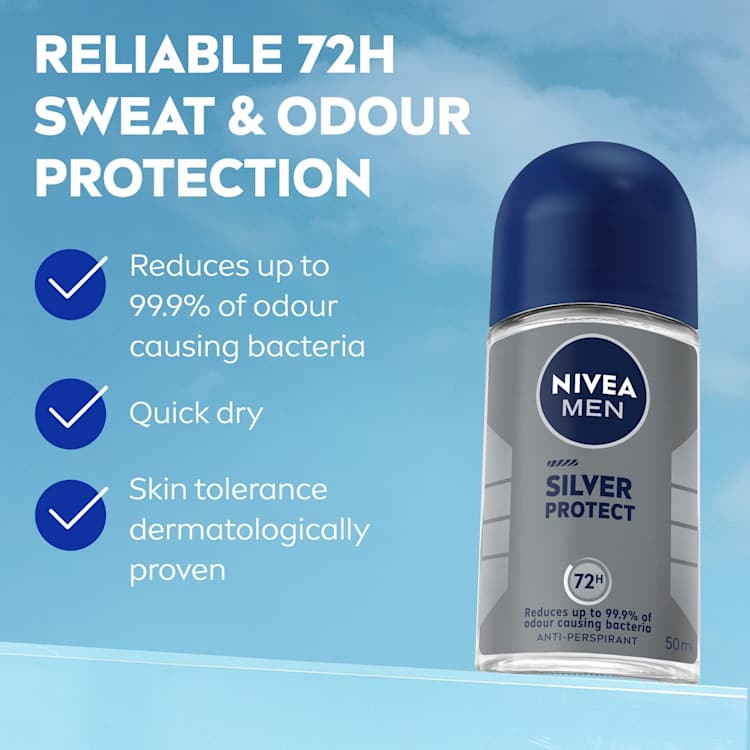 NIVEA MEN Silver Protect Anti-Perspirant Roll-On