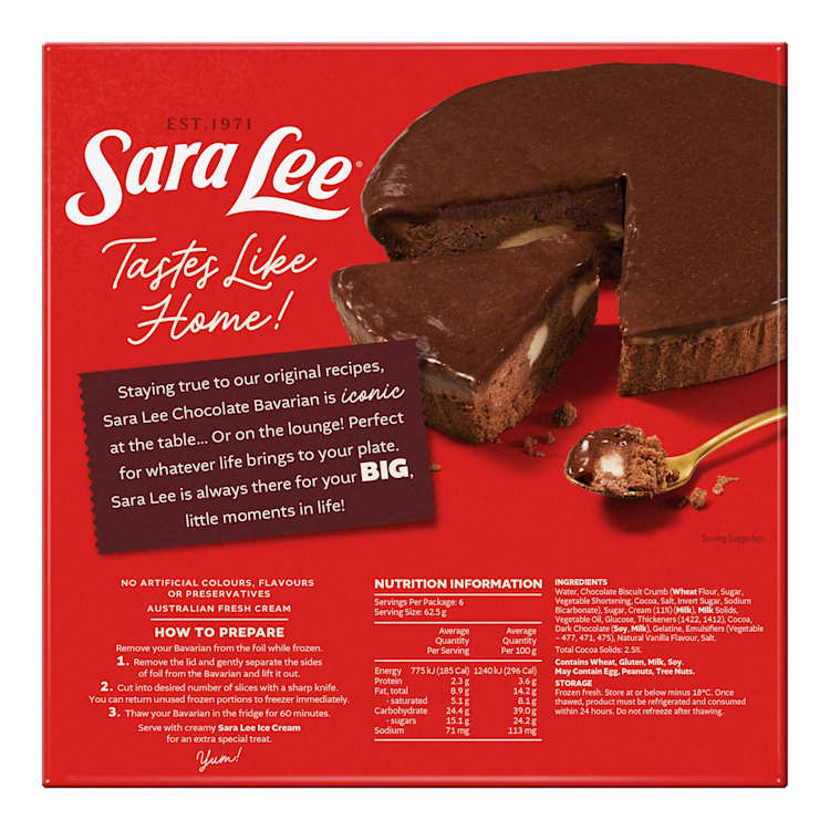 Sara Lee Chocolate Bavarian